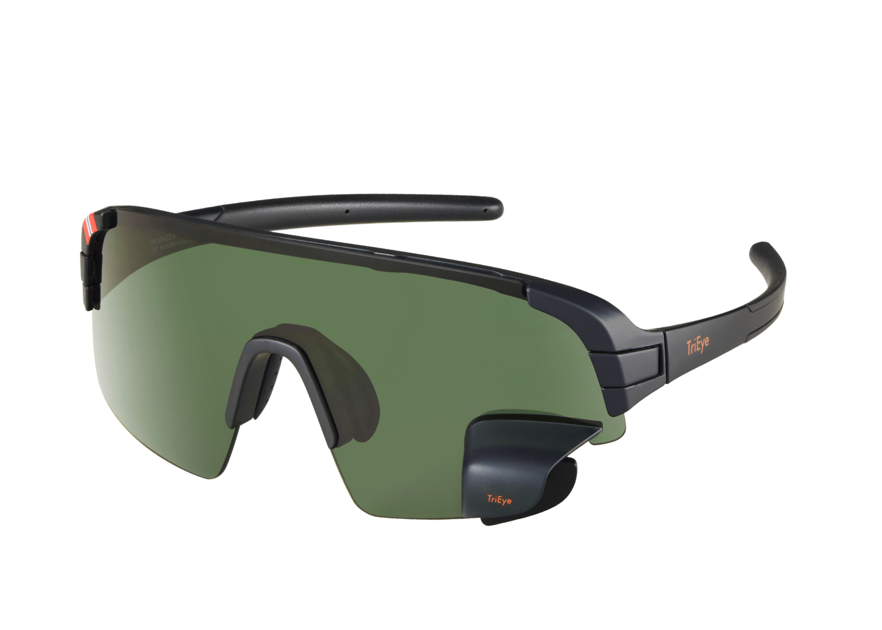 TriEye - View Sport Polarized - Sykkelbriller med speil - 7090048763206