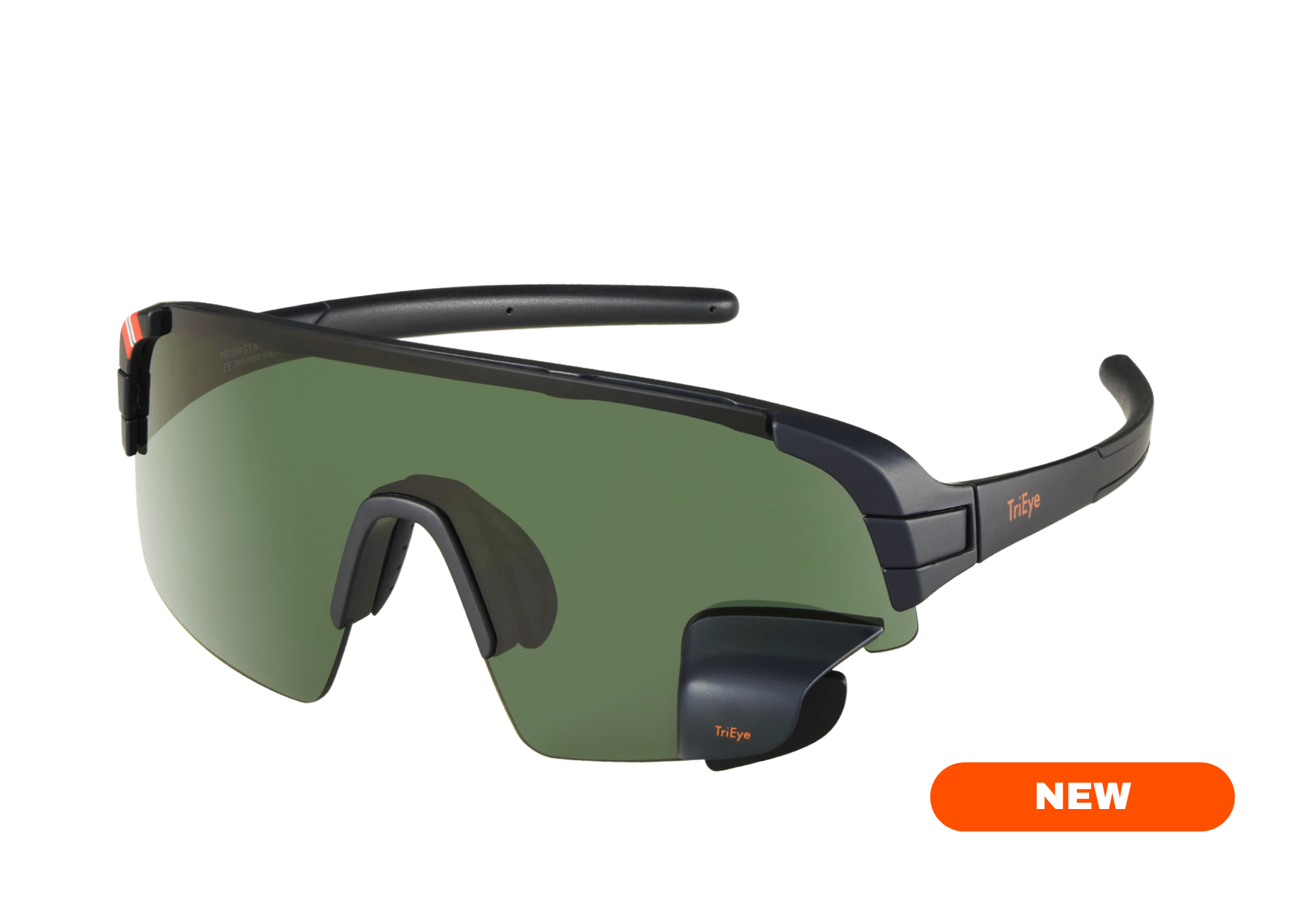 TriEye - View Sport Polarized - Sykkelbriller med speil - 7090048763206